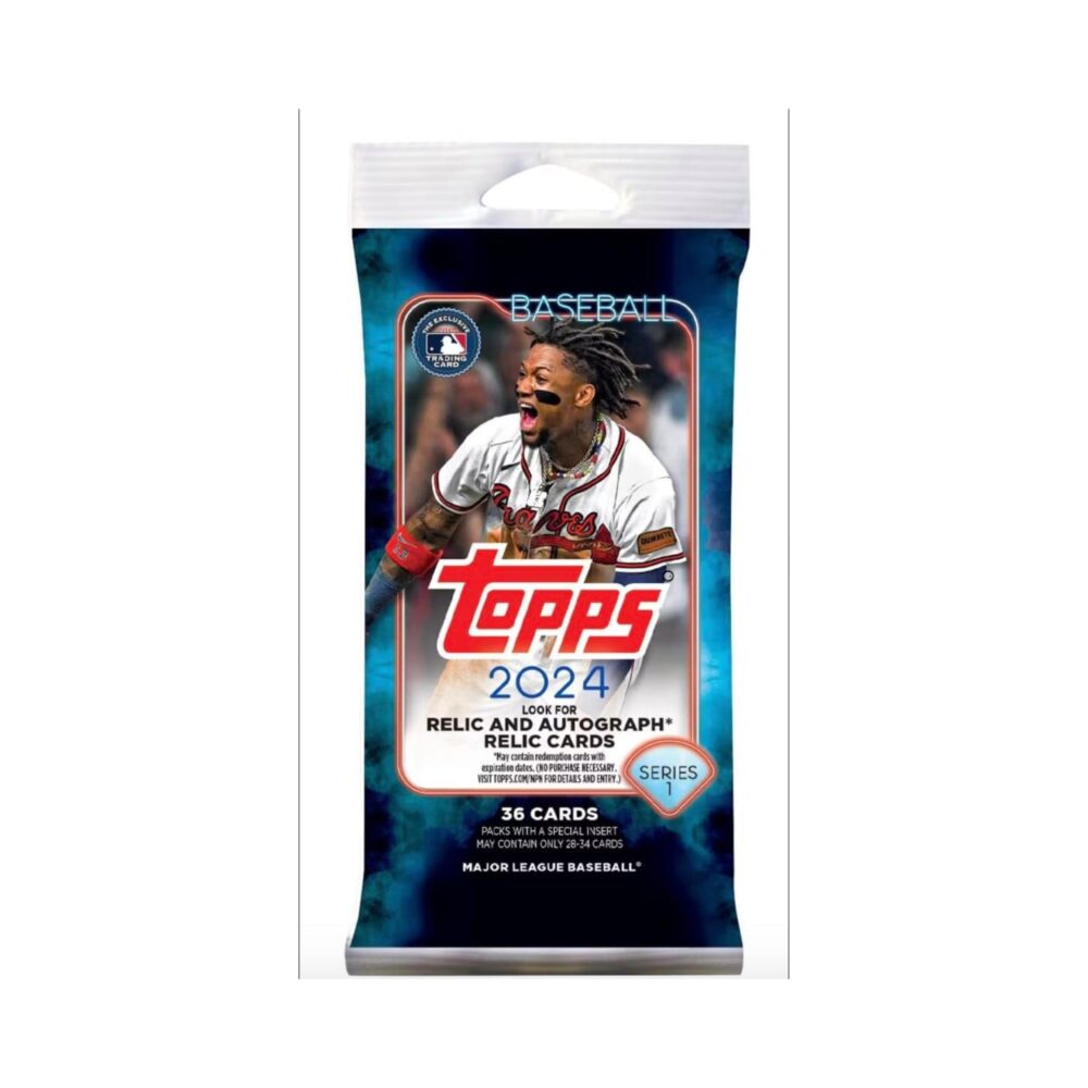 Topps 2024 Baseball Series 1 Fat Packs - 3 Pack