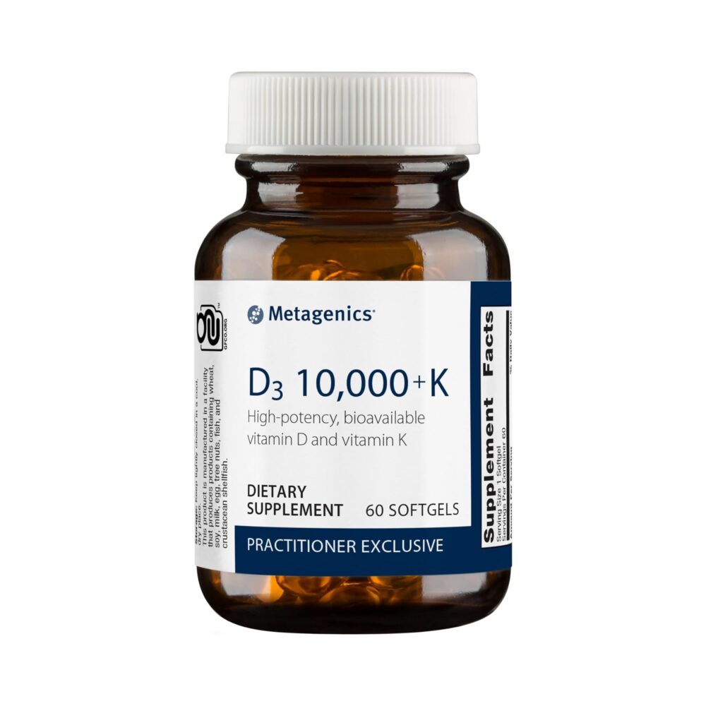 Metagenics D3 10,000 + K - 60 Softgels