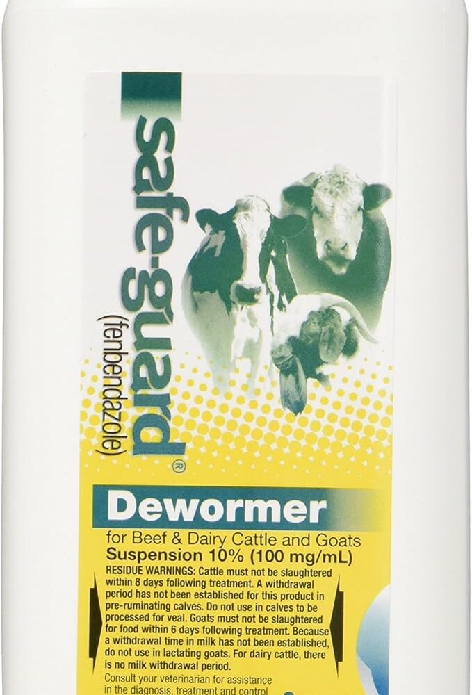 Safe-Guard Dewormer Suspension for Beef, Dairy Cattle and Goats, 1000ml