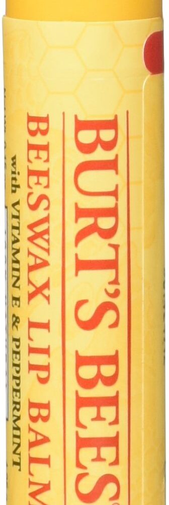 Burt's Bees Beeswax Lip Balm with Vitamin E & Peppermint 0.15 oz (Pack of 10)