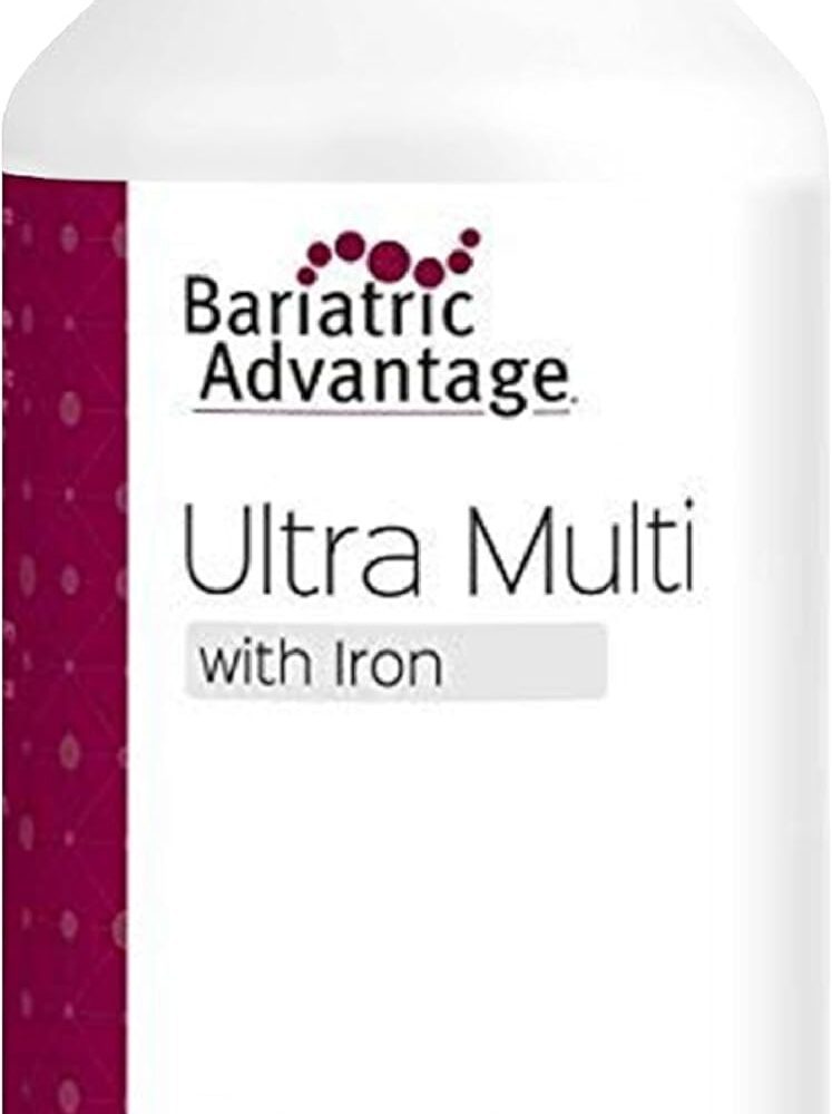 Bariatric Advantage Ultra Multivitamin with Iron - Ultra Multi with Iron - Capsule Format Multivitamin - Provides Full Complex of B Vitamins - with Vitamin C, Chromium & More - 270 Capsules