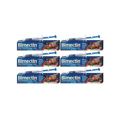 Ivermectin Paste Horse Wormer (1.87 Ivermectin) - 6 DOSES, Model: , Home & Outdoor StoreQ