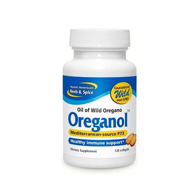 NORTH AMERICAN HERB & SPICE Oreganol P73-120 Softgels - Immune System Support - Unprocessed, Vegan Friendly Wild Oregano - Mediterranean Source - Non-GMO - 120 Servings