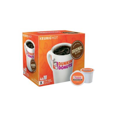 Dunkin' Donuts 2091512 Original Blend Coffee K-Cup Pods Medium Roast 44/Box (006933)
