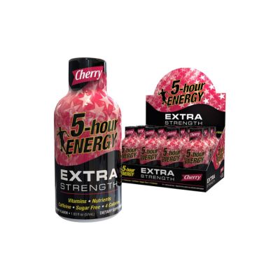 5-hour ENERGY Shot, Extra Strength Cherry, 1.93 Ounce, 12 Count