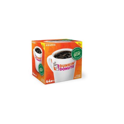 Dunkin' Donuts Decaf Keurig® Single-Serve K-Cup® Pods, Medium Roast, Box of 44 K-Cup® Pods